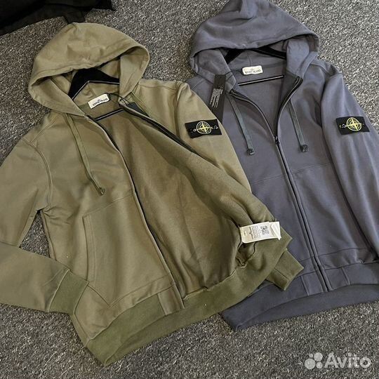 Зип худи stone island