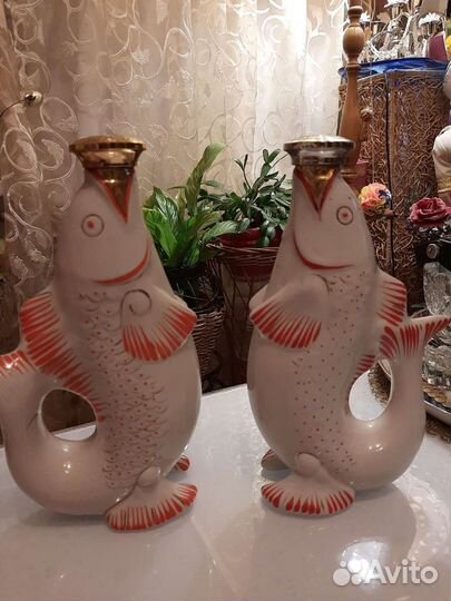 Рыбка штоф со стопками