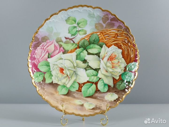 Редчайшие антикварные тарелки. Лимож, Франция