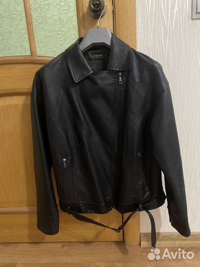 Куртка кожаная женская 48 50