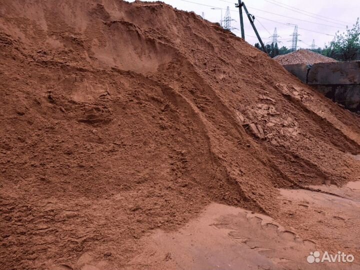 Песок карьерный в наличии с доставкой