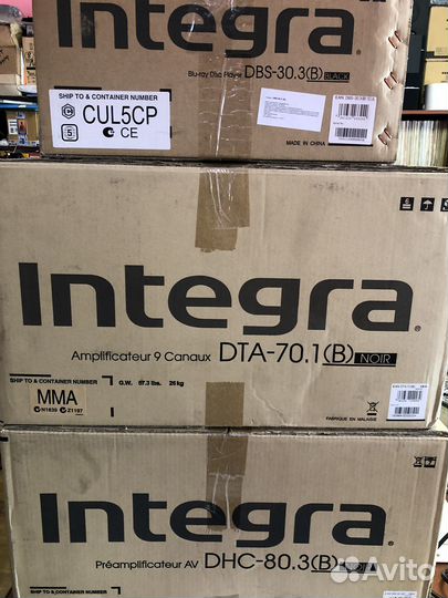 Integra DHC-80.3 + DTA-70.1 -AV pre и 9-ти кан.amp