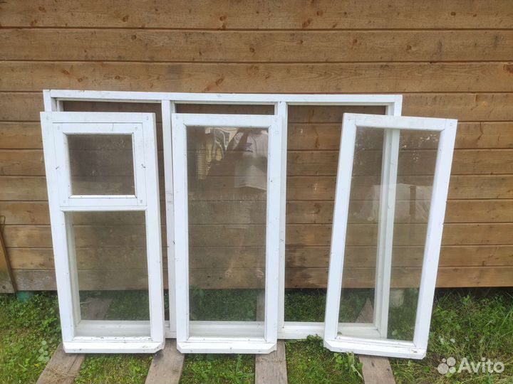 Деревянные окна бу для дачи