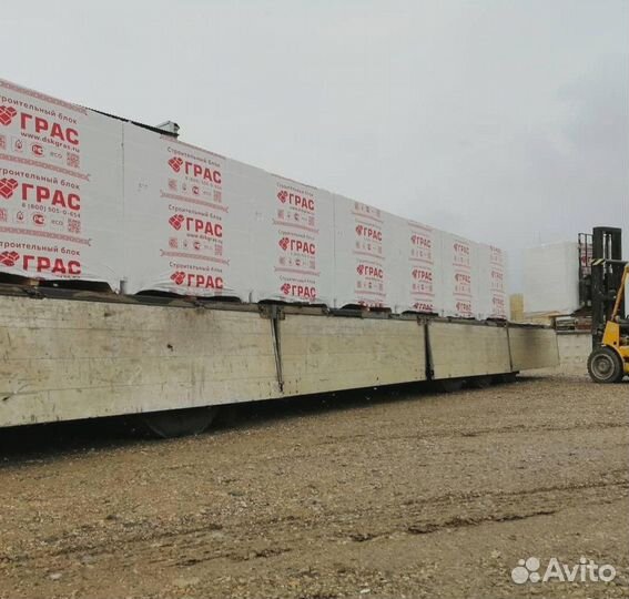 Газоблок 175х200х633