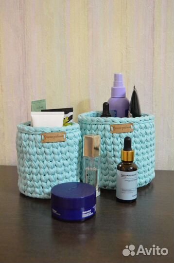 Вязаные корзиночки. Подарок