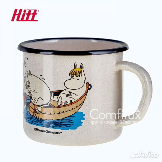 Кружка муми-дол, эмалированная сталь, 250 мл