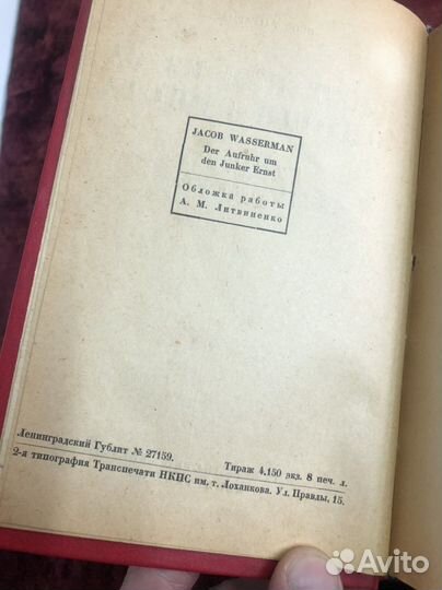 Книга Восстание из-за юноши Эрнста «Вассерман»