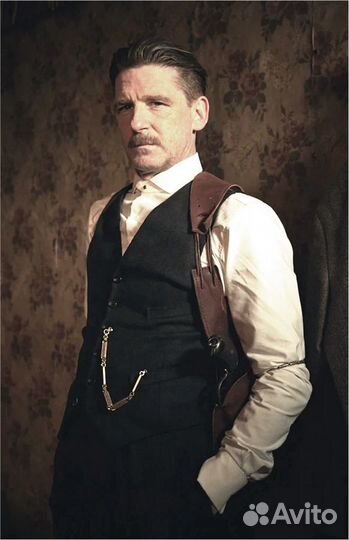 Пол Андерсон Острые козырьки автограф на металле