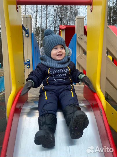 Комплект шапка + снуд детский