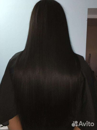 Кератиновое выпрямление волос