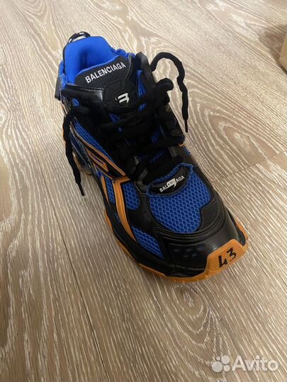 Balenciaga runner blue orange black 43