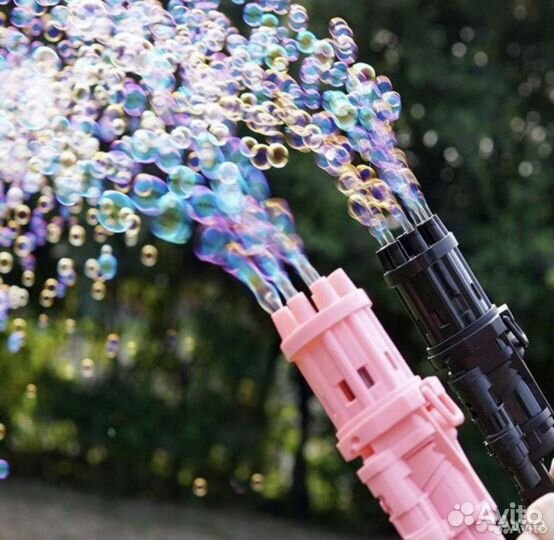 Пушка мыльные пузырки