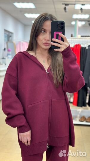 Костюм теплый трикотажный