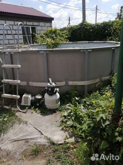 Каркасный бассейн бу5,5на 120