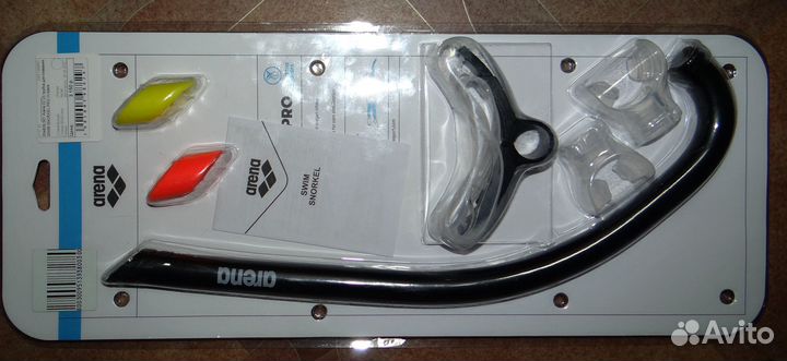 Трубка для плавания arena swim snorkel PRO