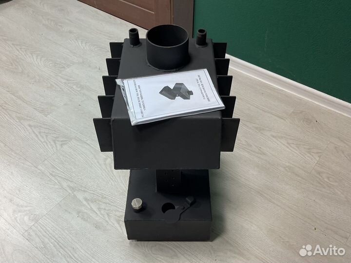 Печь на отработке с водяным контуром