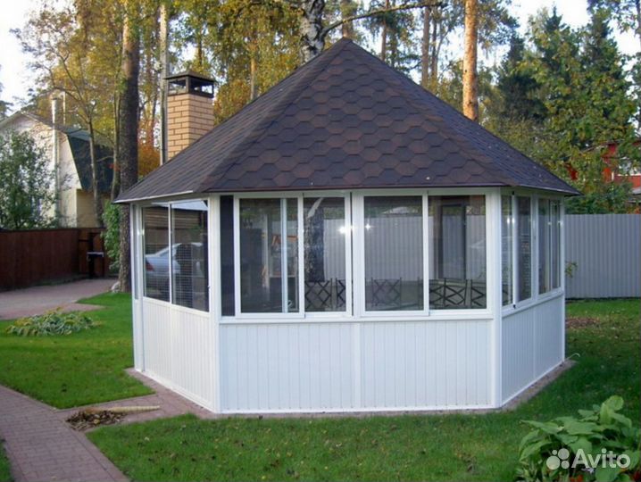 Остекление веранды по договору