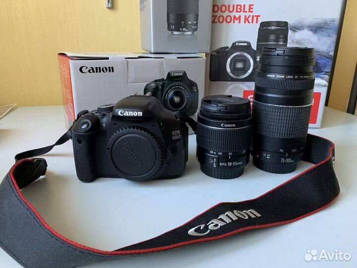 Canon EOS 600D+ultrasonic EF 75-300