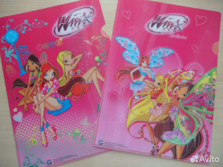 Журналы, диски, сумочка всеВинкс