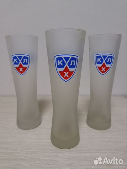 Пивные бокалы кхл Балтика 3 штуки