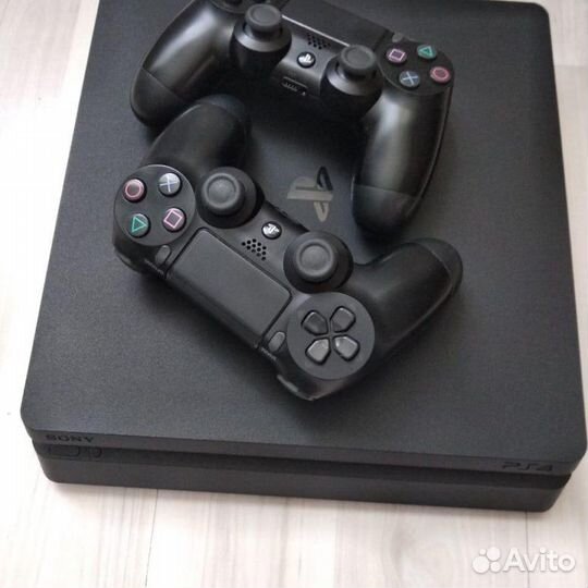 PS 4 Slim /500 гб (Геймпад 2шт.)
