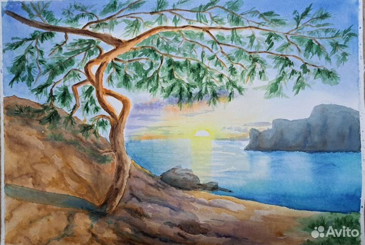 Акварельные рисунки