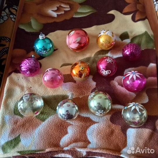Елочные игрушки СССР советские