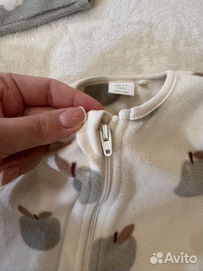 Флисовые комбинозоны next 68р