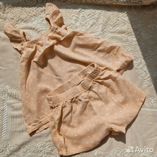 Одежда для девочки пакетом 86 92 h&m, zara