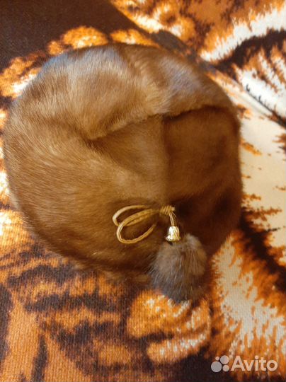 Шапка норковая женская