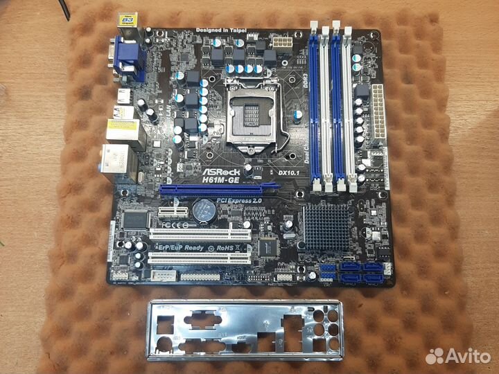 Материнская плата Asrock H61M-GE