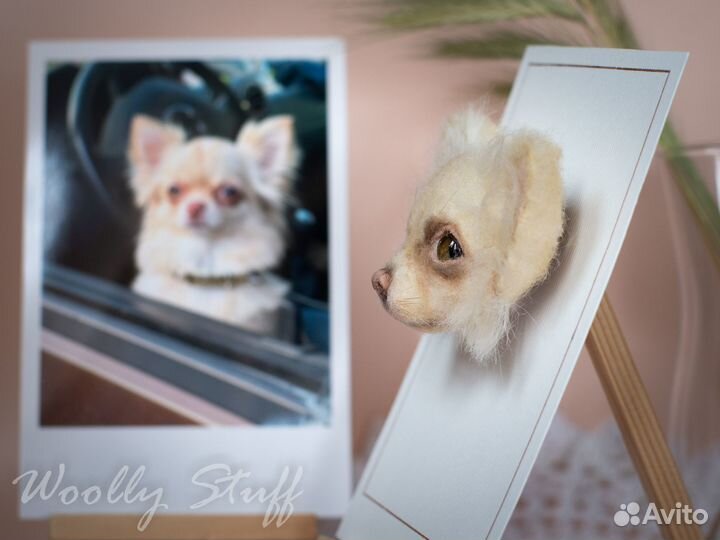 Портретная брошь по фото