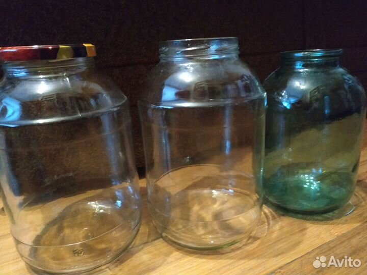 Банки стеклянные 3 литра,4литра