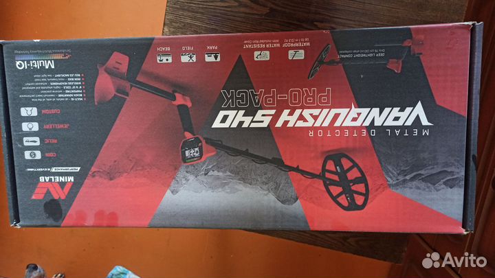 Металлоискатель minelab vanquish 540 pro pack
