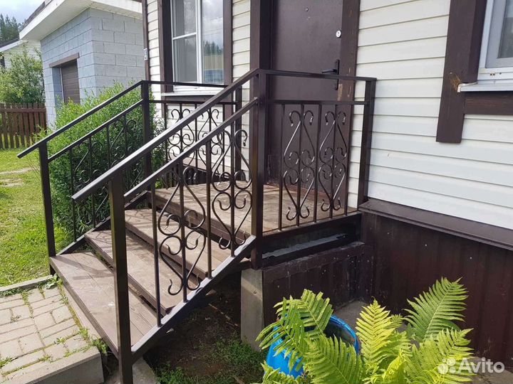 Кованые перила, лестницы