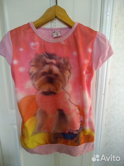 Футболка для девочки 110