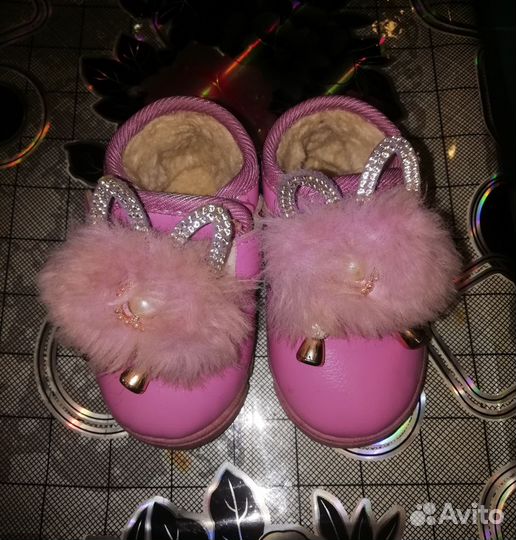 Шапки детские для девочки +ботиночки