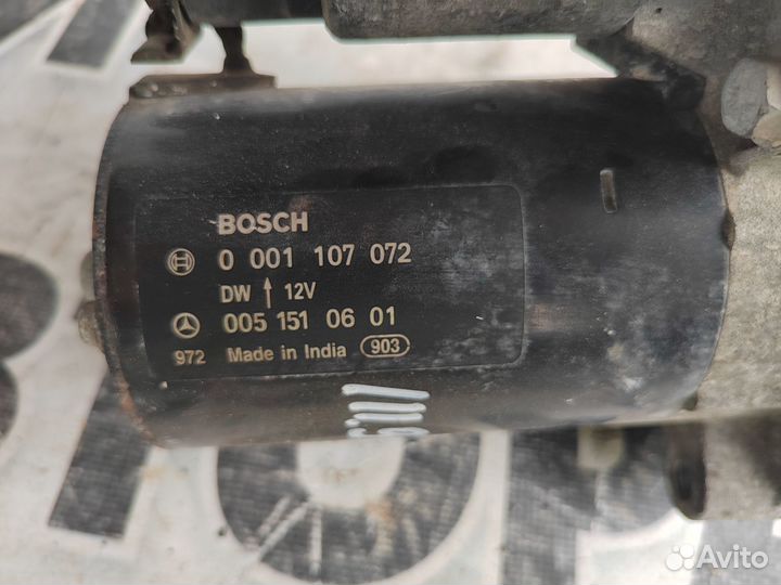 Стартер Mercedes W208