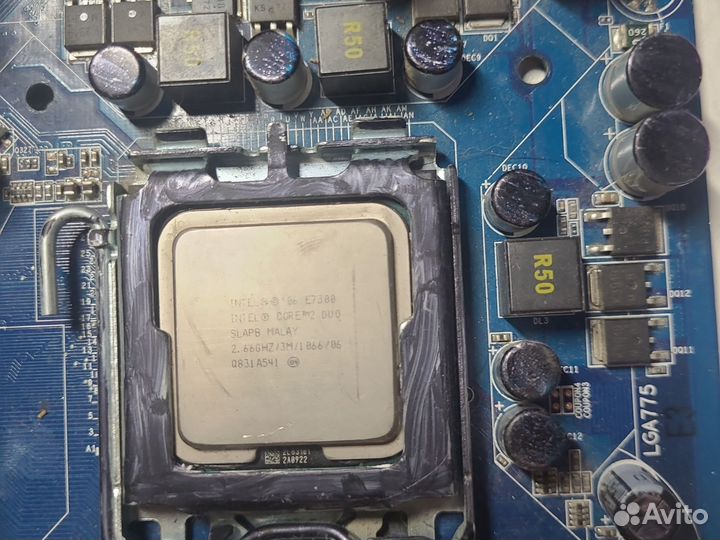 Материнская плата с процессором core 2duo