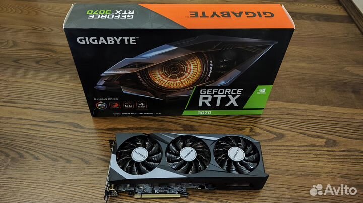 Видеокарта gigabyte GeForce RTX 3070 gaming OC