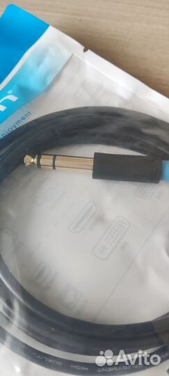Аудио кабель Vention 3.5mm - 6.35mm /1.5м