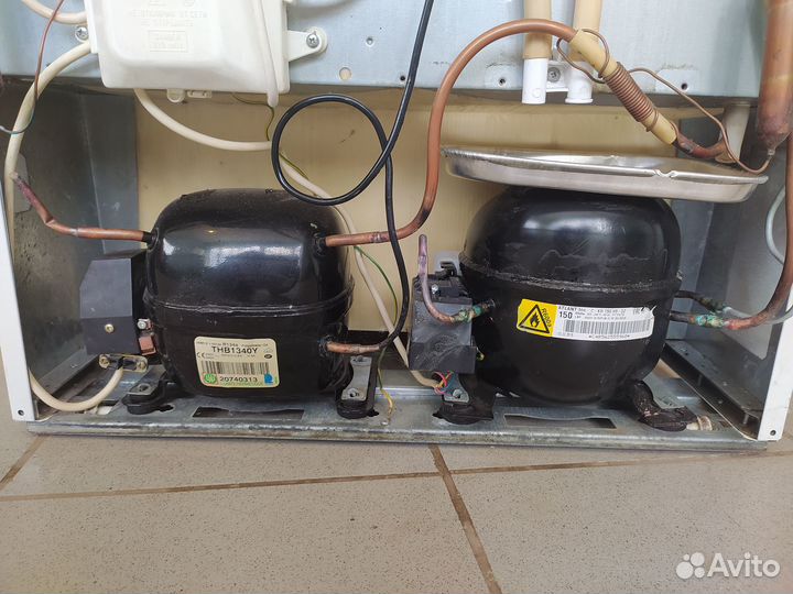 Гарантийный 2х комп. холодильник-морозильник