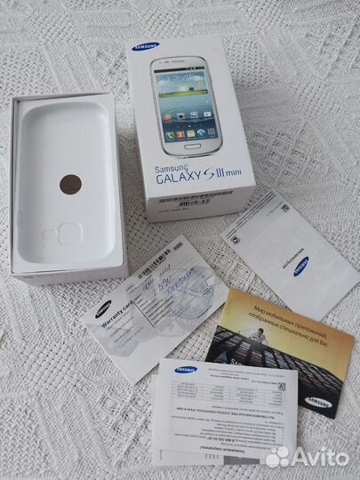 Коробка от телефона samsung