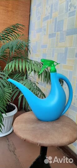 Лейка с распылителем 2-в-1, 1.4 литра