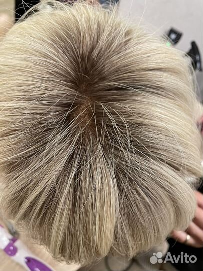 Парик, натуральные волосы (лёгкий)