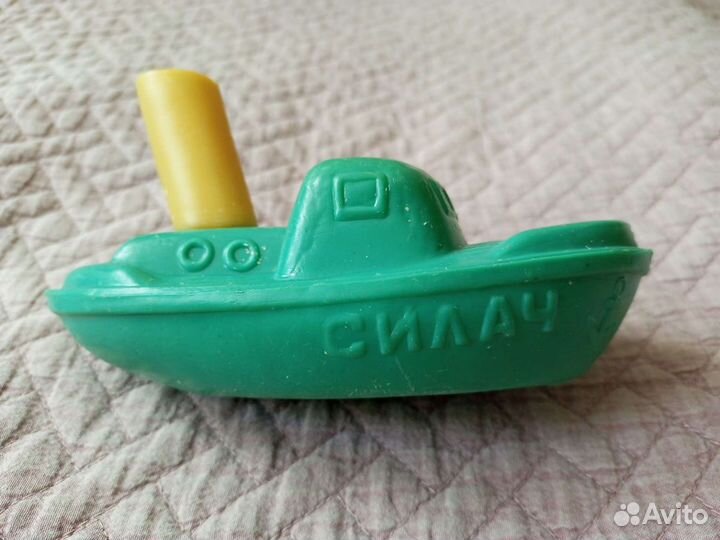 Кораблик. Катер. Силач. ссср. Игрушка