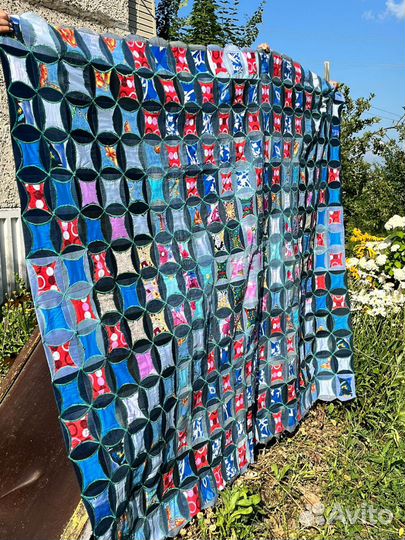 Плед пэчворк ручная работа