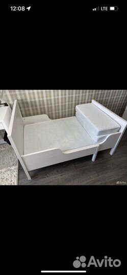 Детская кровать IKEA раздвижная сундвик