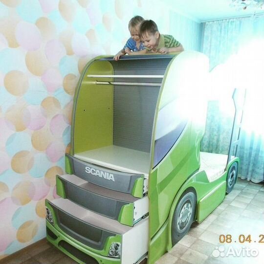 Детская двухъярусная кровать 