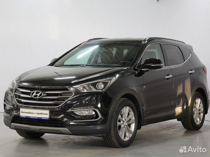 Hyundai Santa Fe 2.2 AT, 2018, 130 038 км